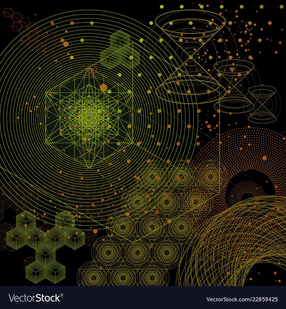 Science and mathematics abstract background vector image Science and mathematics abstract background