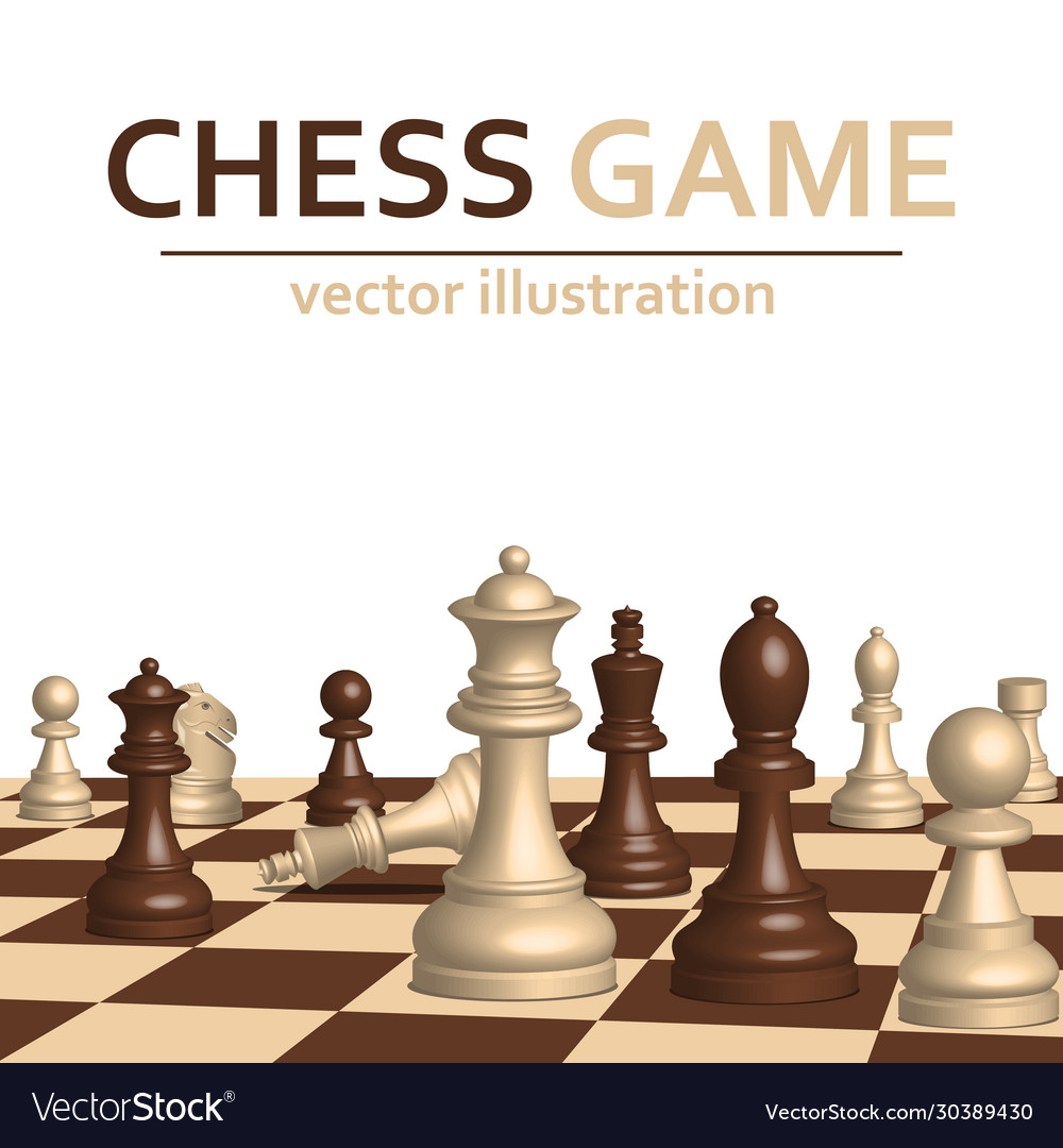 Chess pieces set Royalty Free Vector Image - VectorStock