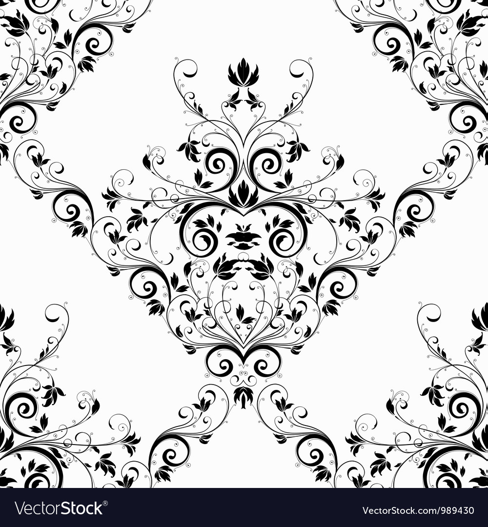 Damask seamless pattern