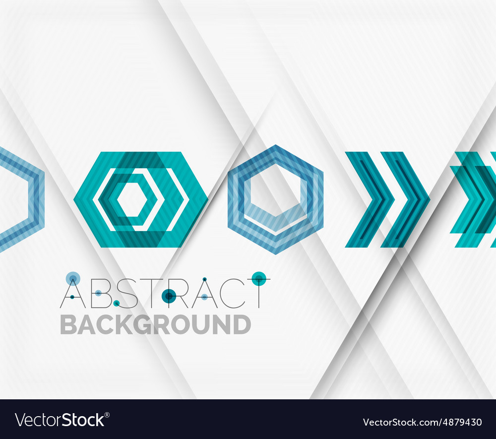 Geometric abstract background arrow design