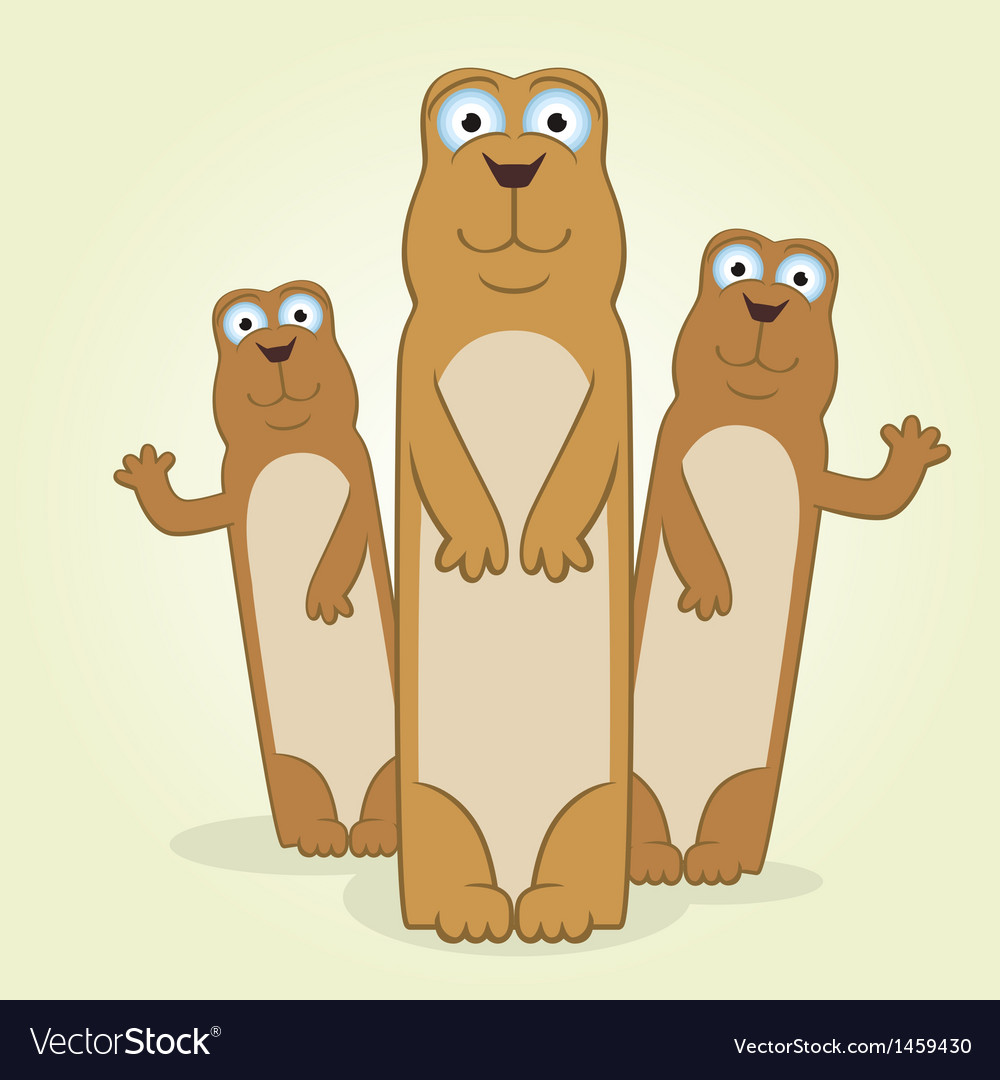 Ground squirrel Royalty Free Vector Image - VectorStock