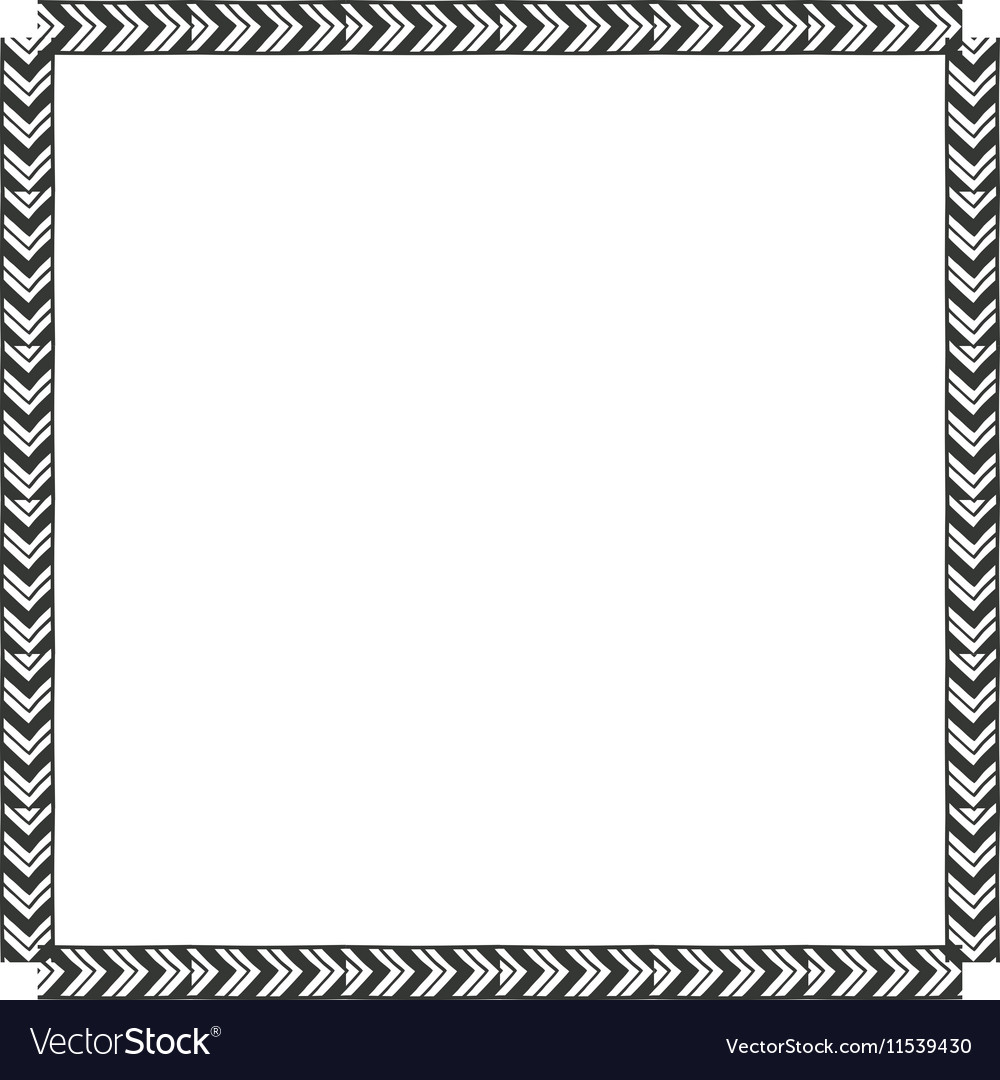Isolated boho frame design