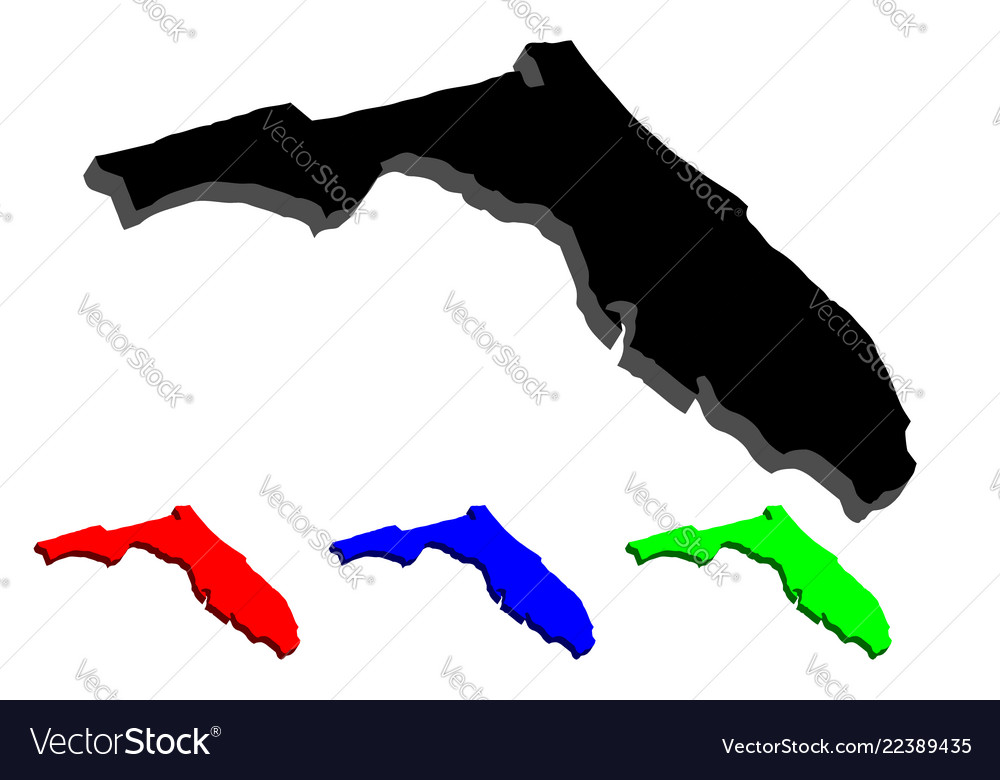 3d Karte von florida