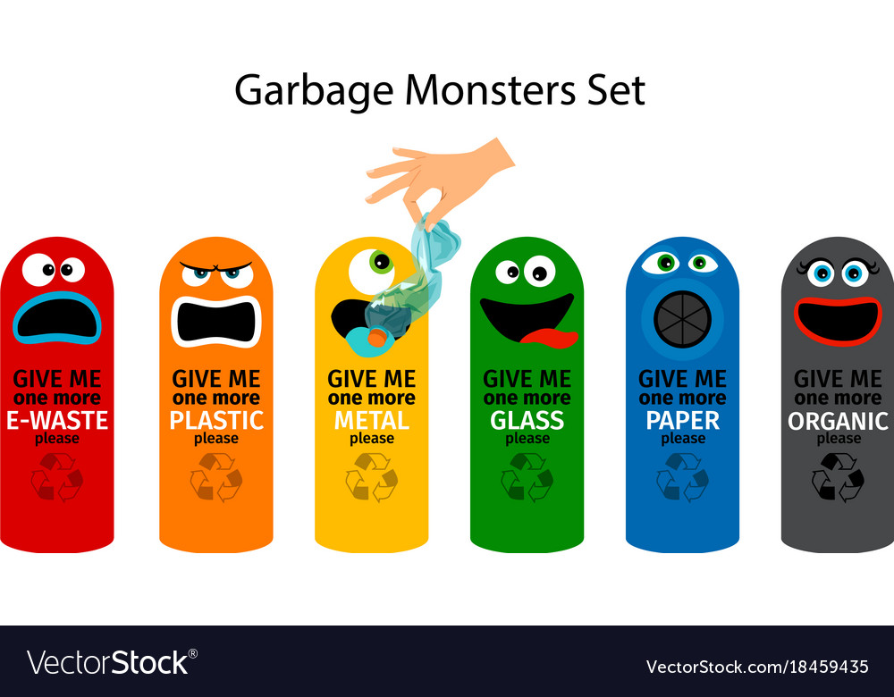 Garbage cans for kids