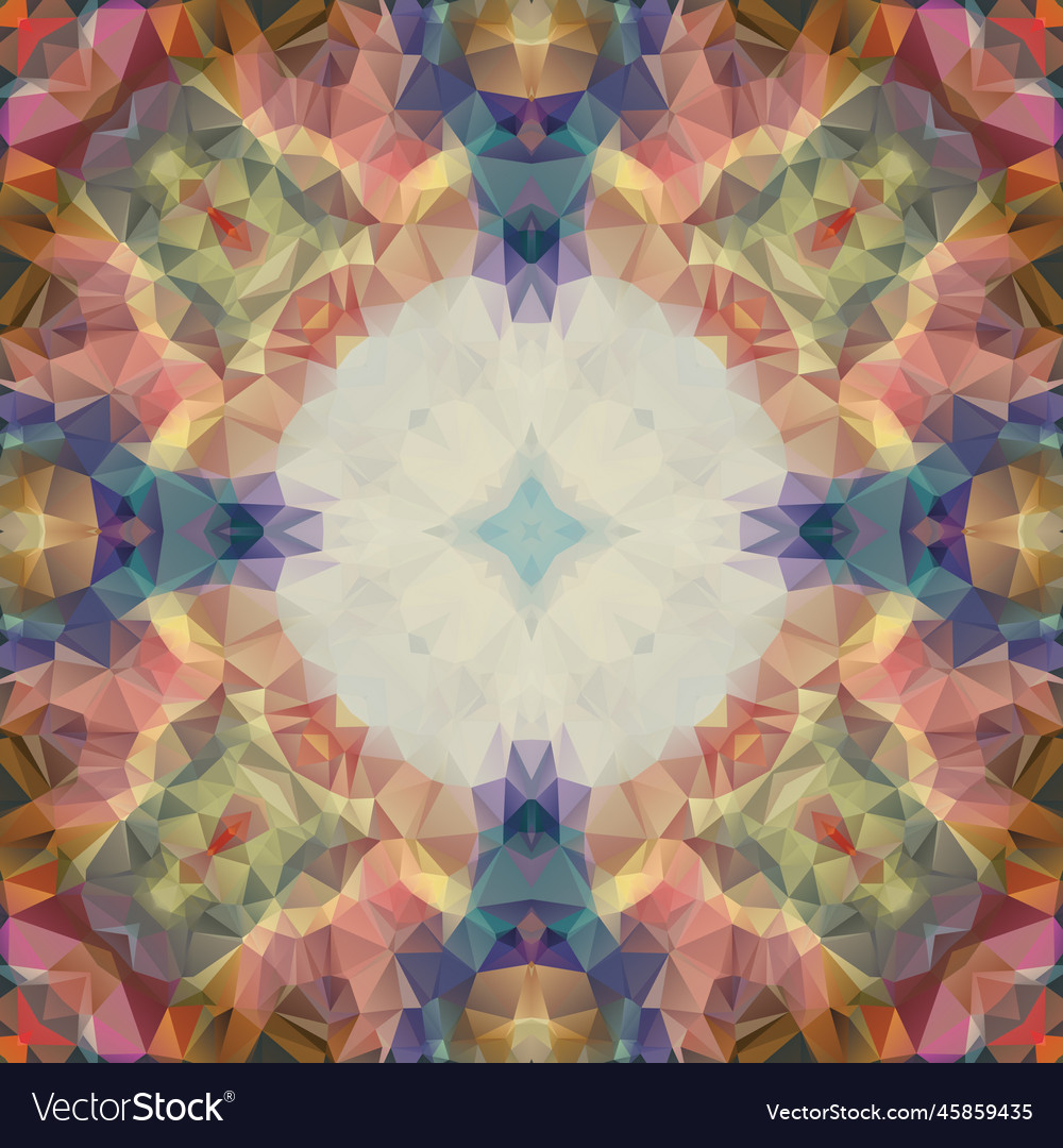 Geometric mosaic seamless pattern design repeat Vector Image Geometric mosaic seamless pattern design repeat