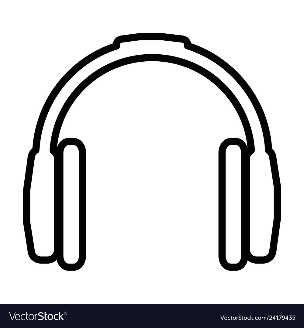 Headset device isolated icon