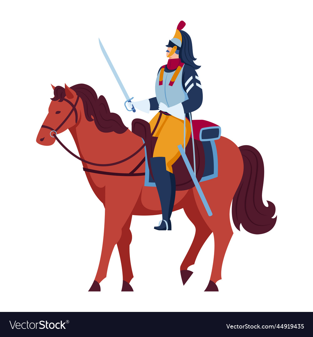 Horse rider jockey equestrian sport competition vector image Horse rider jockey equestrian sport competition