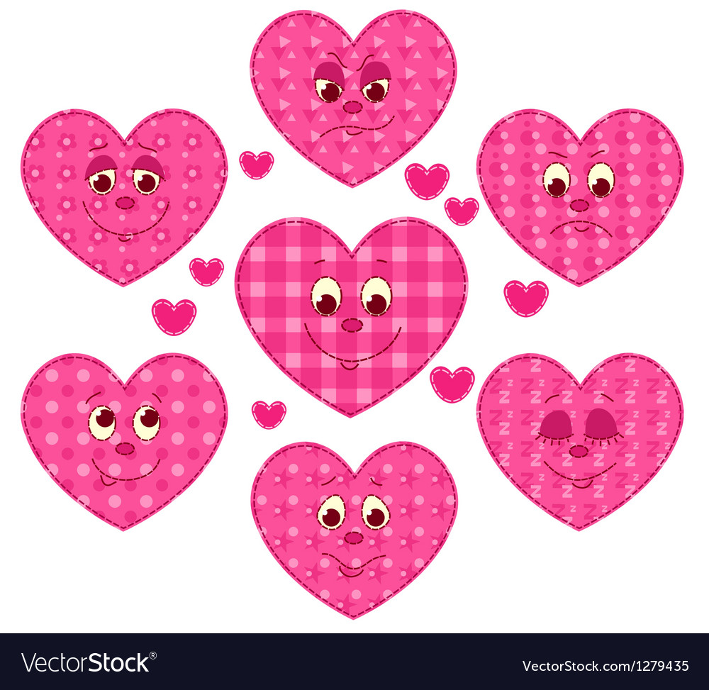 Patchwork hearts