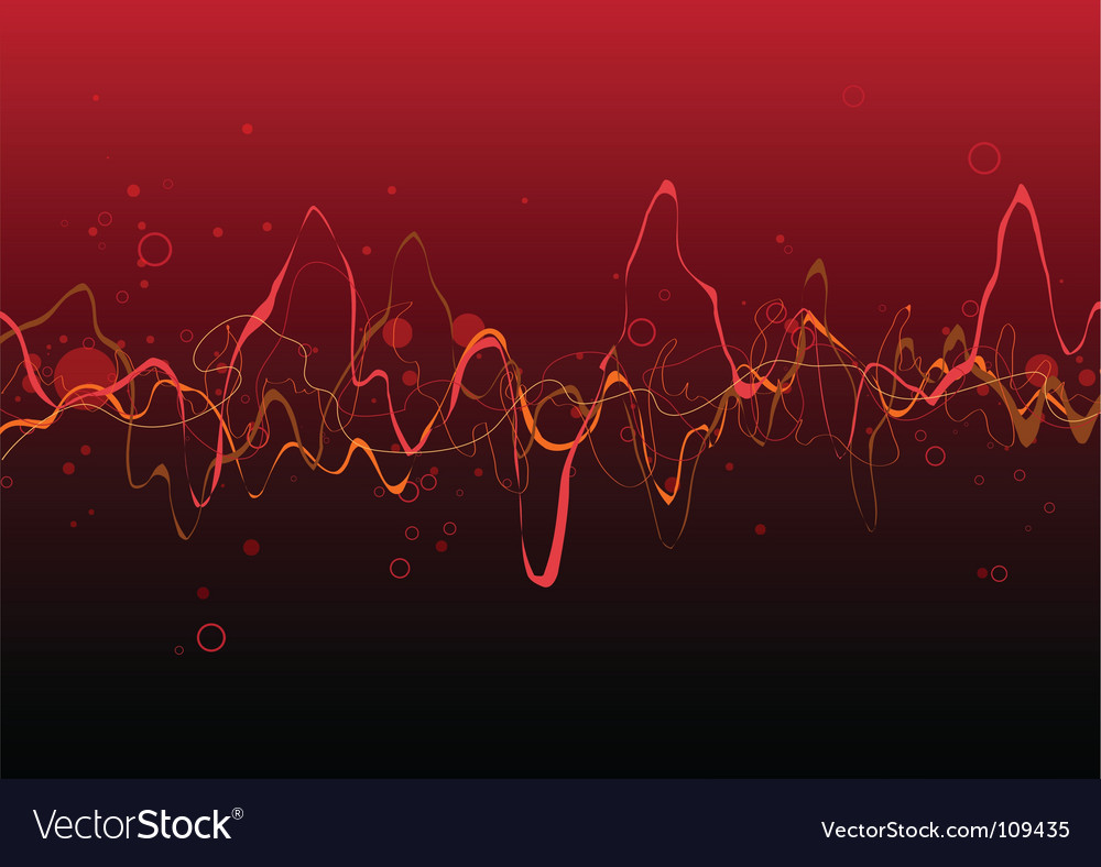 Red Curved Line Abstract Background