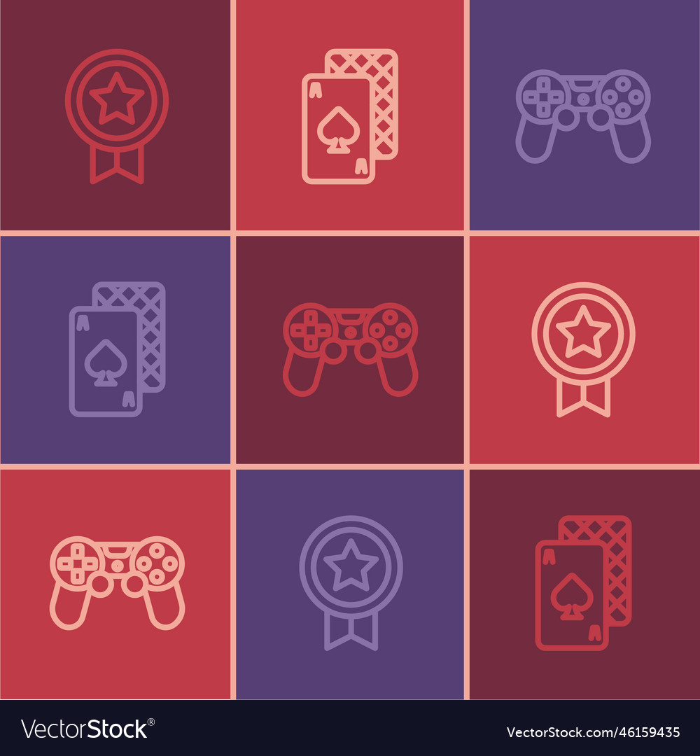 Set line game rating with medal controller