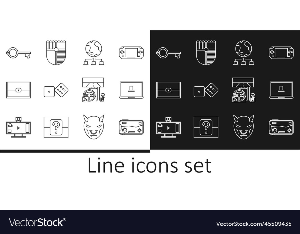 Set line mobile and playing in game laptop