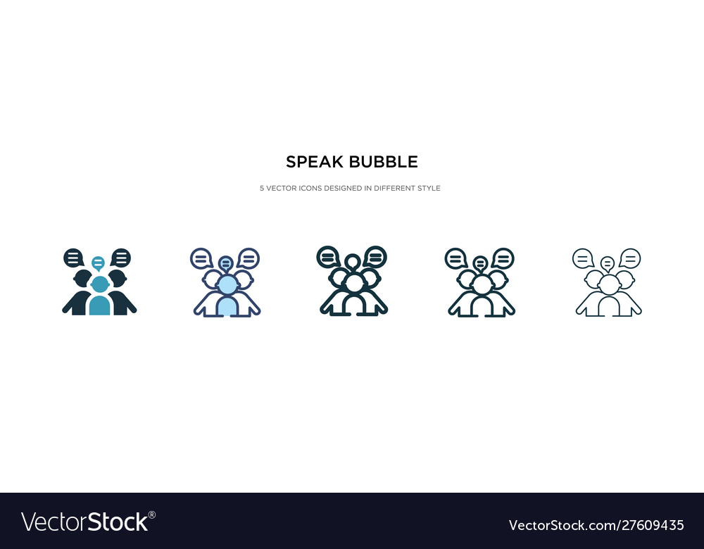 Speech Bubble Icons - Multiple Styles