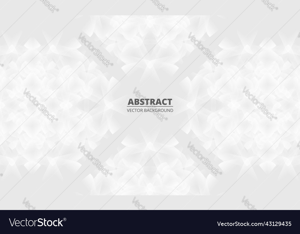 White background with abstract pattern for wedding vector image White background with abstract pattern for wedding