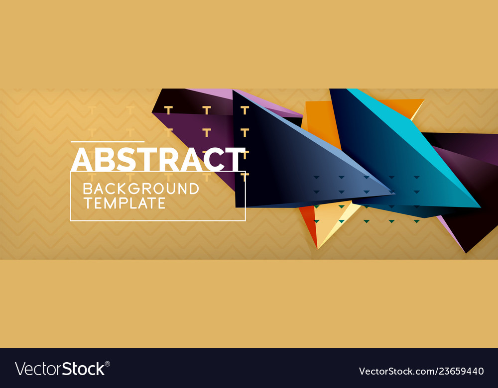 3d triangular shapes abstract background vector image 3d triangular shapes abstract background