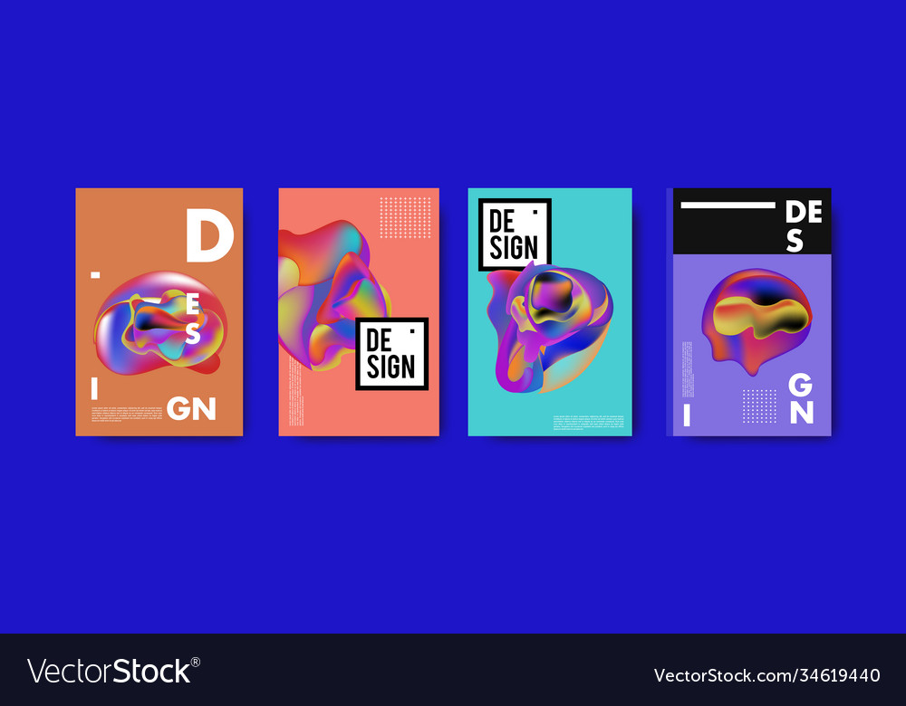 Abstract colorful liquid and fluid pattern