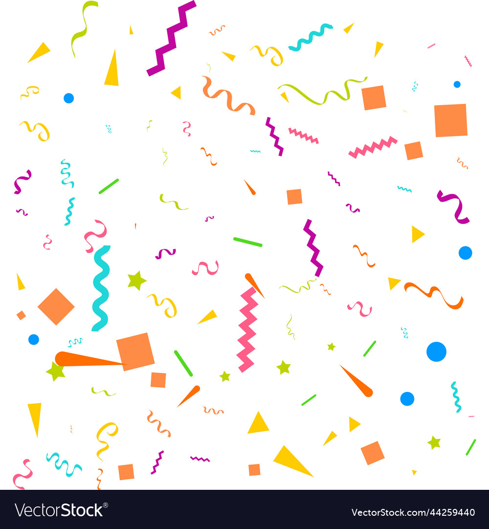 Abstract white background with many falling tiny