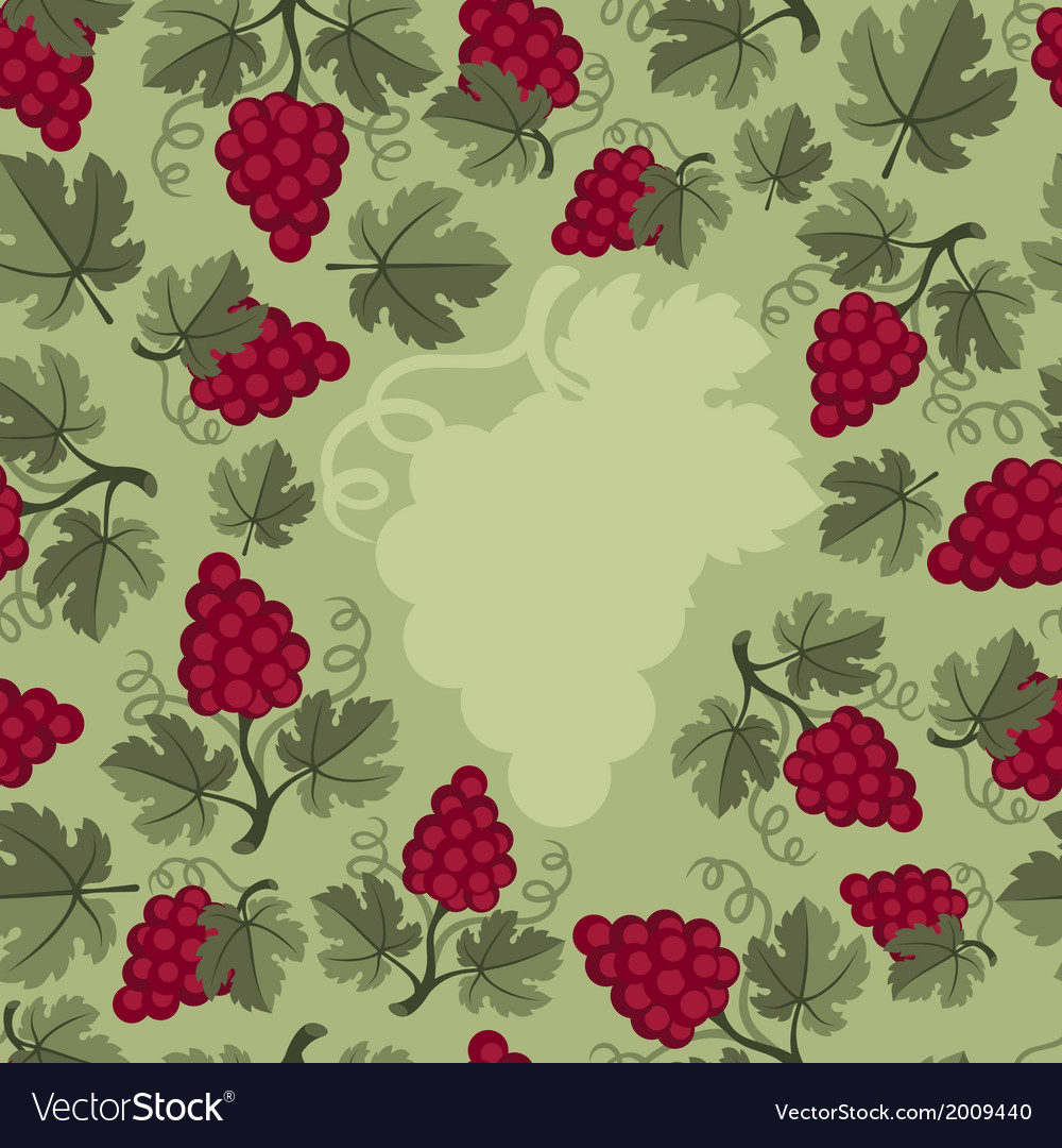 Background design with grapes