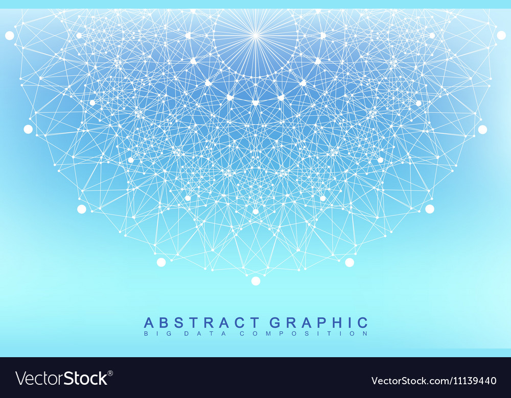 Graphic Abstract Background Communication Big Vector Image