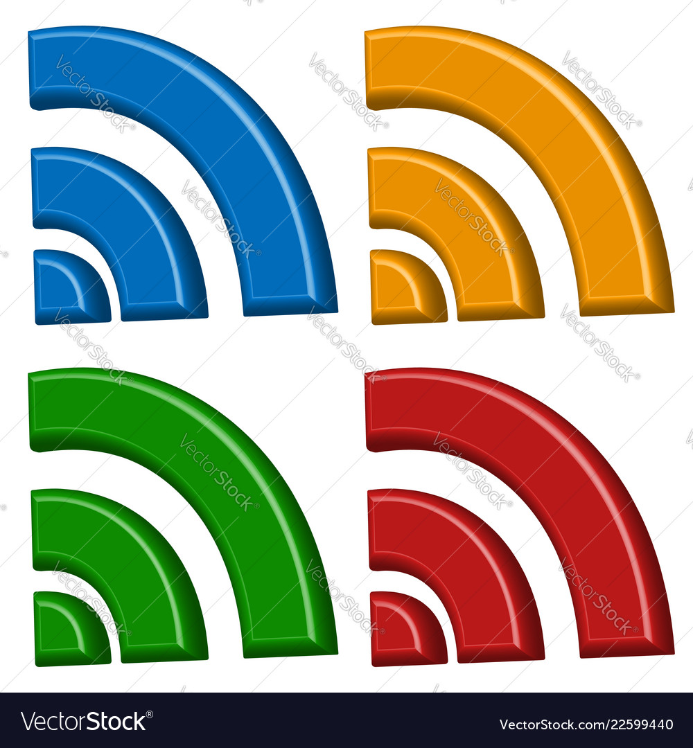 Signal wireless connection wifi internet vector image Signal wireless connection wifi internet