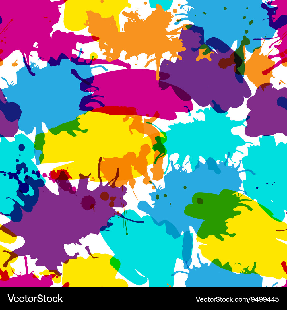 Beautiful bright seamless pattern Royalty Free Vector Image
