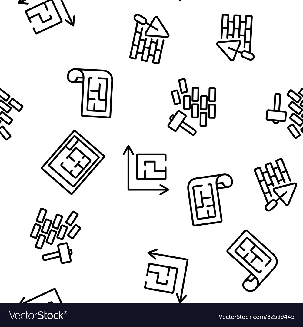 Blueprint architecture seamless pattern vector image Blueprint architecture seamless pattern