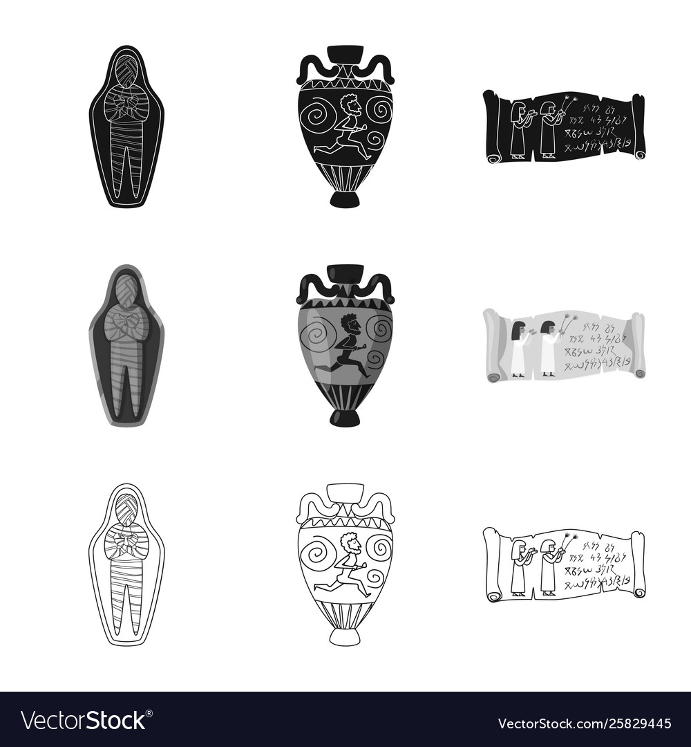 Design story and items symbol set Vector Image Design story and items symbol set
