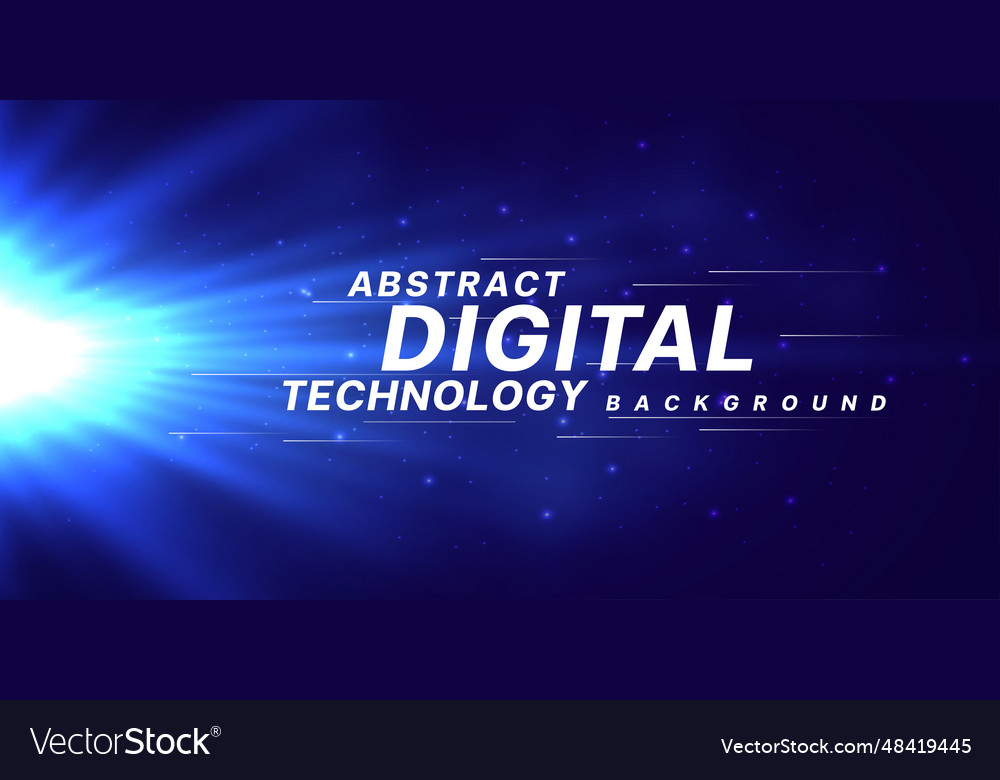 Digital technology internet network speed connect Vector Image Digital technology internet network speed connect