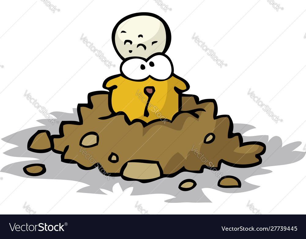 Gopher with a golf ball Royalty Free Vector Image