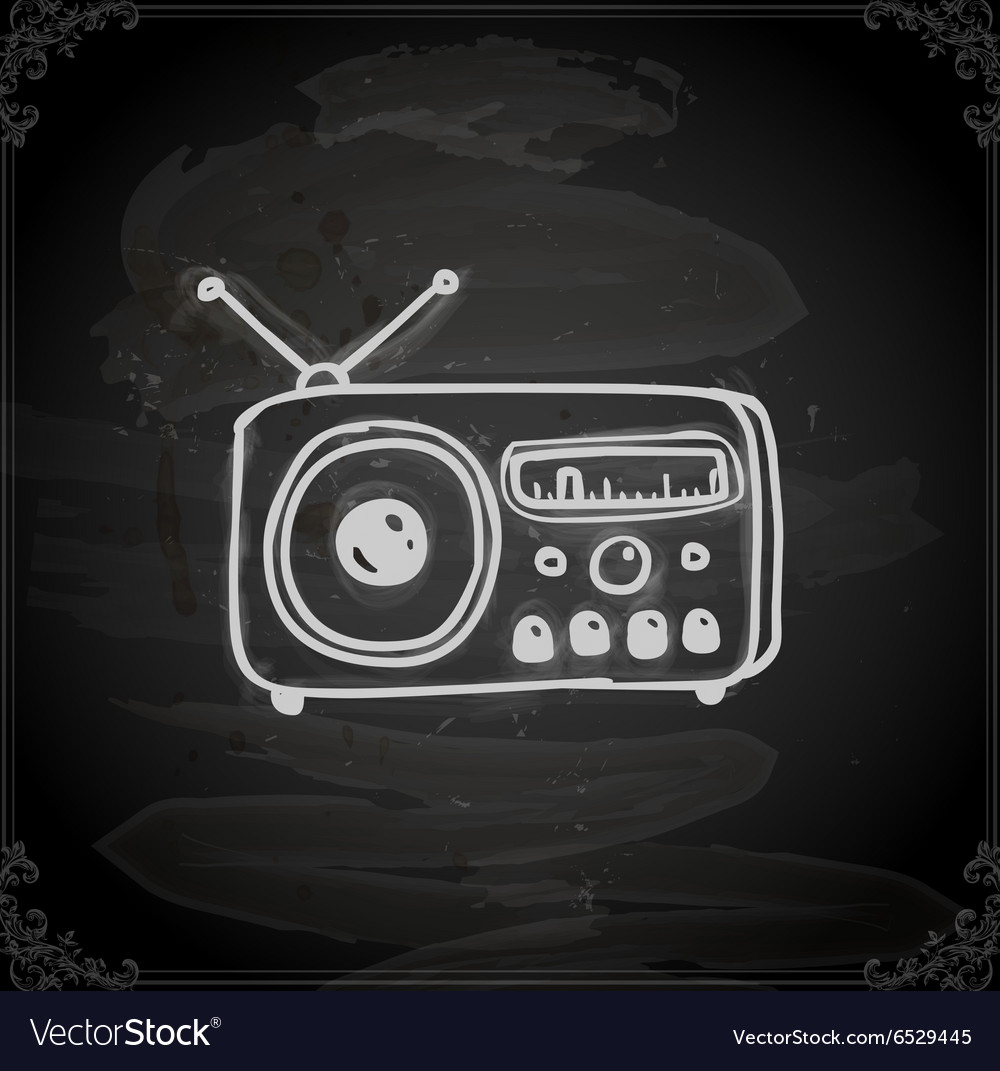 Hand drawn radio