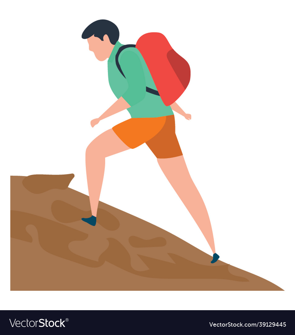 Hiking Royalty Free Vector Image - VectorStock