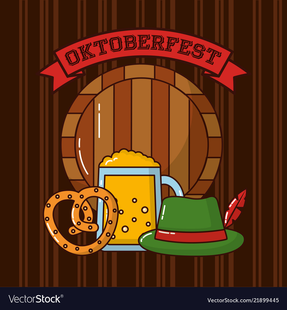 Oktoberfest Germany Celebration Royalty Free Vector Image