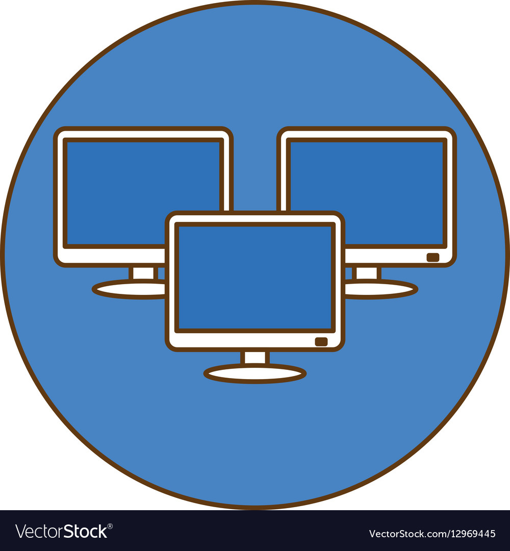 Technical service computers icon