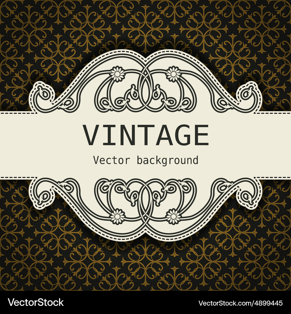 Vintage background Royalty Free Vector Image - VectorStock
