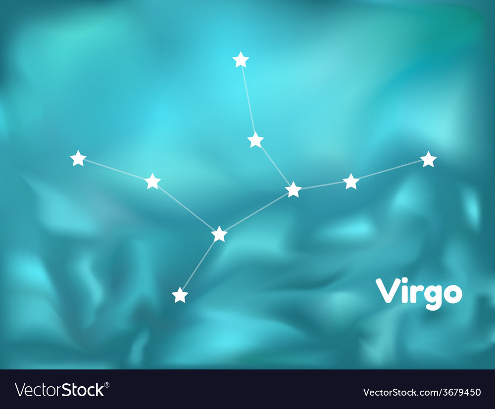 Virgo Star Constellation Svg