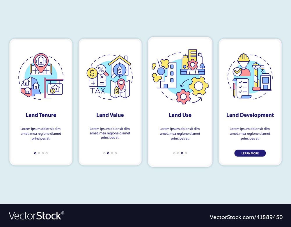 Managing processes onboarding mobile app screen Vector Image Managing processes onboarding mobile app screen