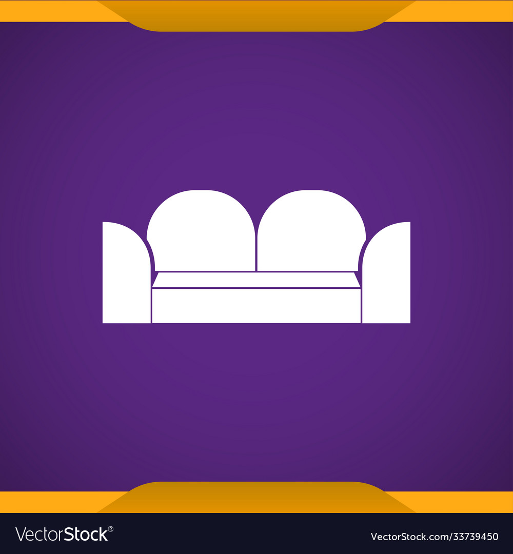 Sofa icon for web and mobile