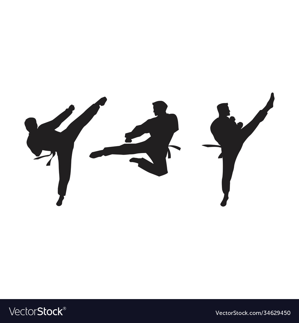 Taekwondo icon design Royalty Free Vector Image