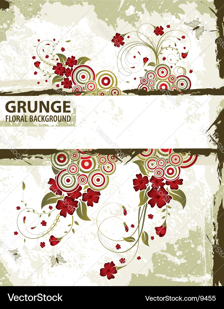 Background flower Royalty Free Vector Image - VectorStock