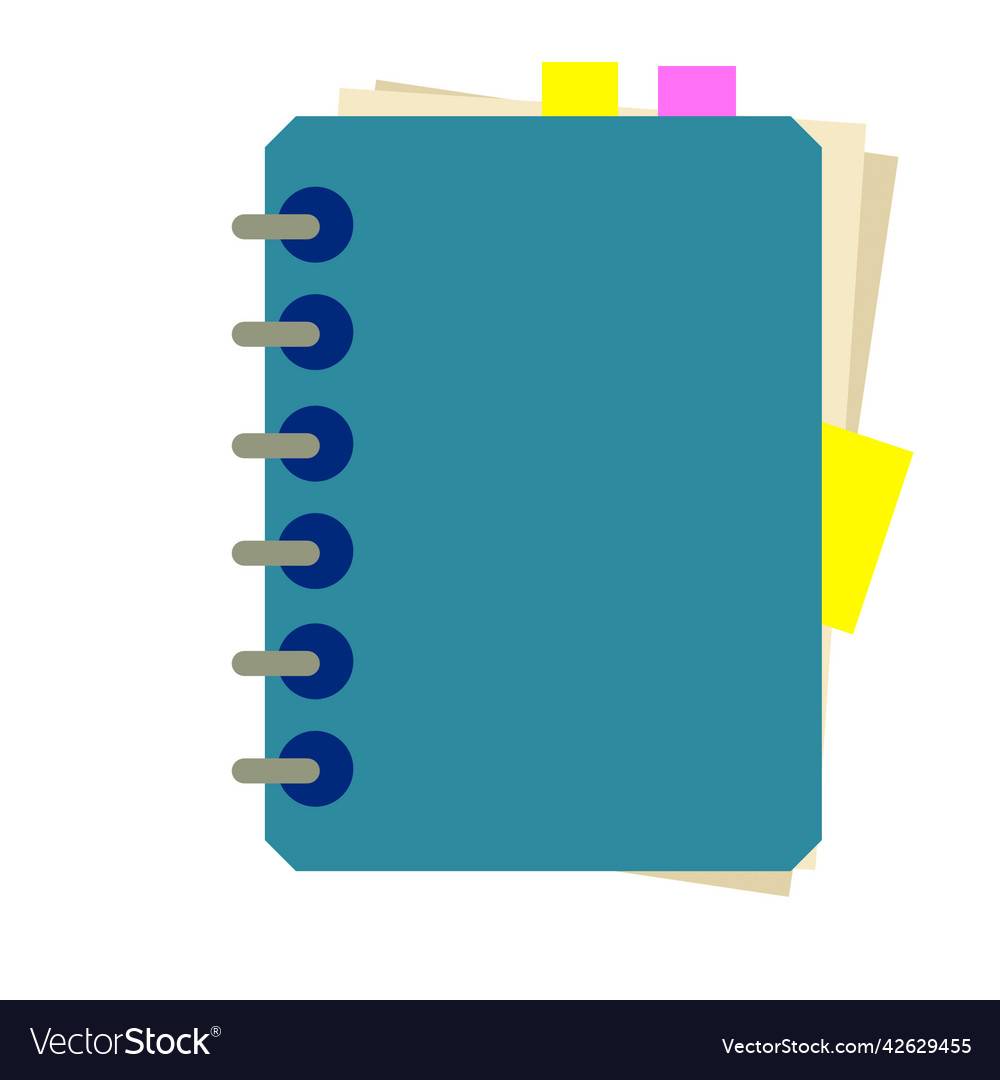 Notepad closed notebook for writing