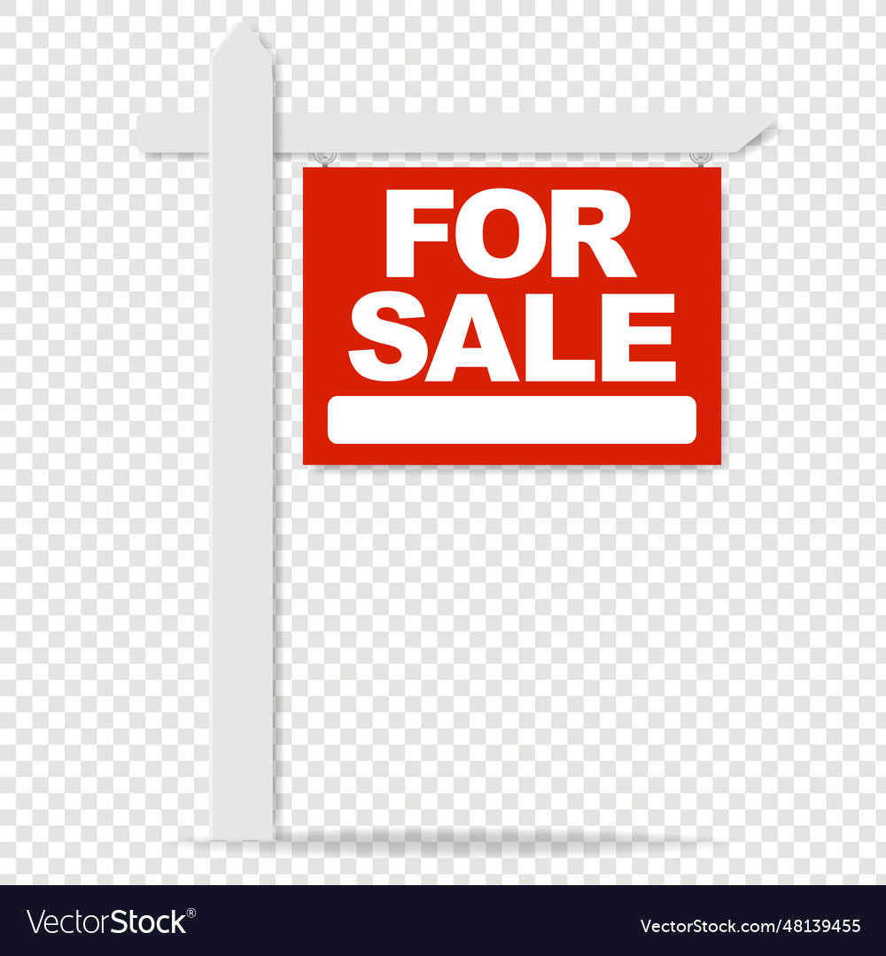 Sale sign isolated transparent background Vector Image