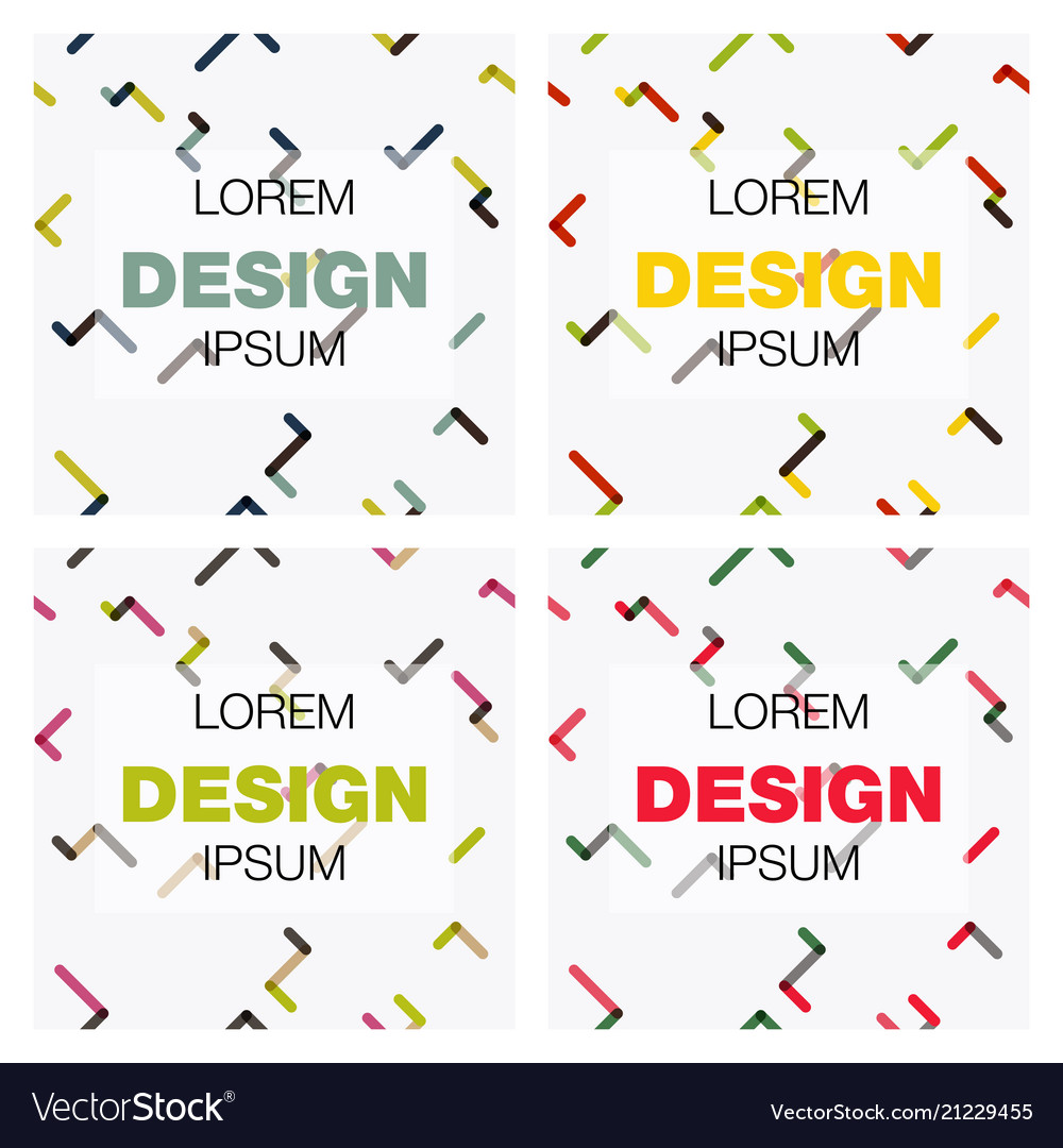 Set of abstract background texture design bright Vector Image Set of abstract background texture design bright