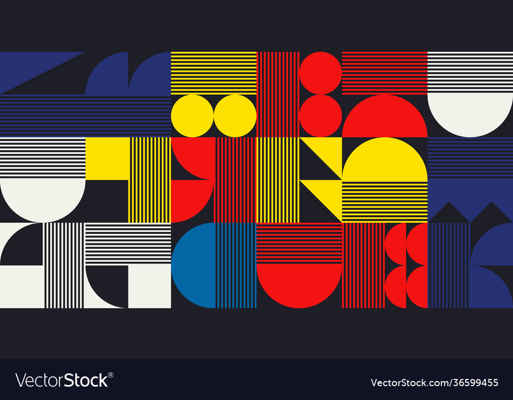 Striped abstract pattern design