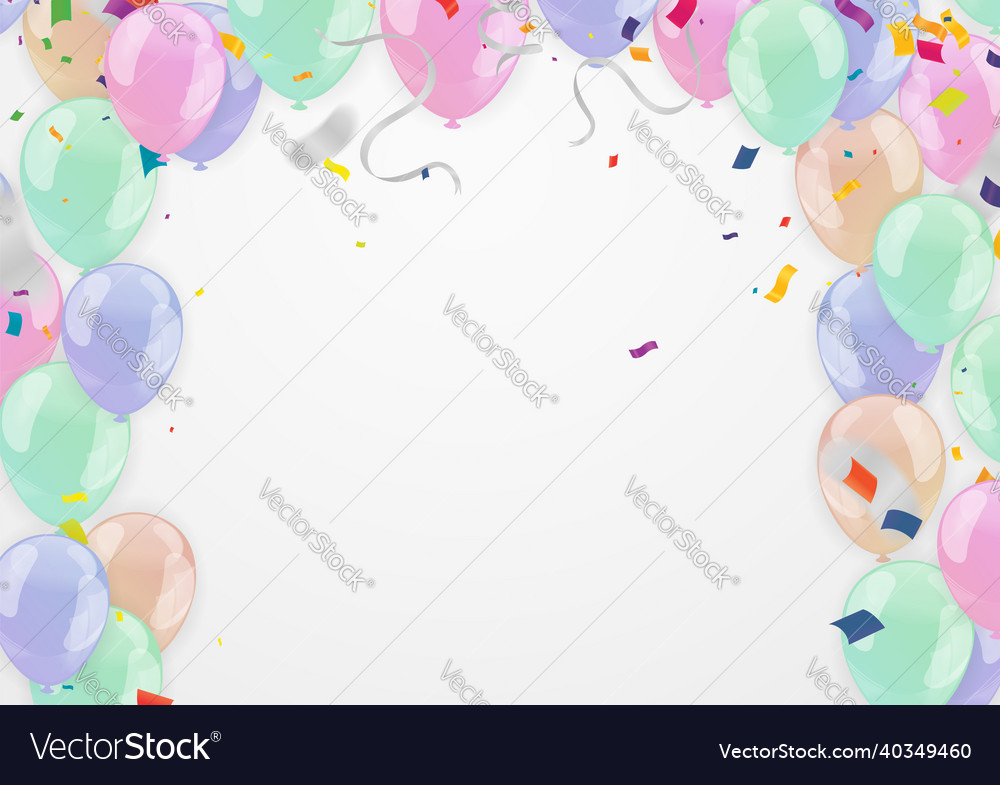 Celebration background with variety of colors vector image Celebration background with variety of colors