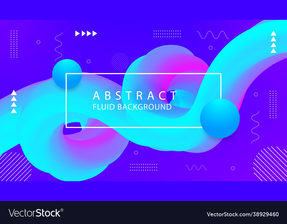 Colorful modern abstract fluid background