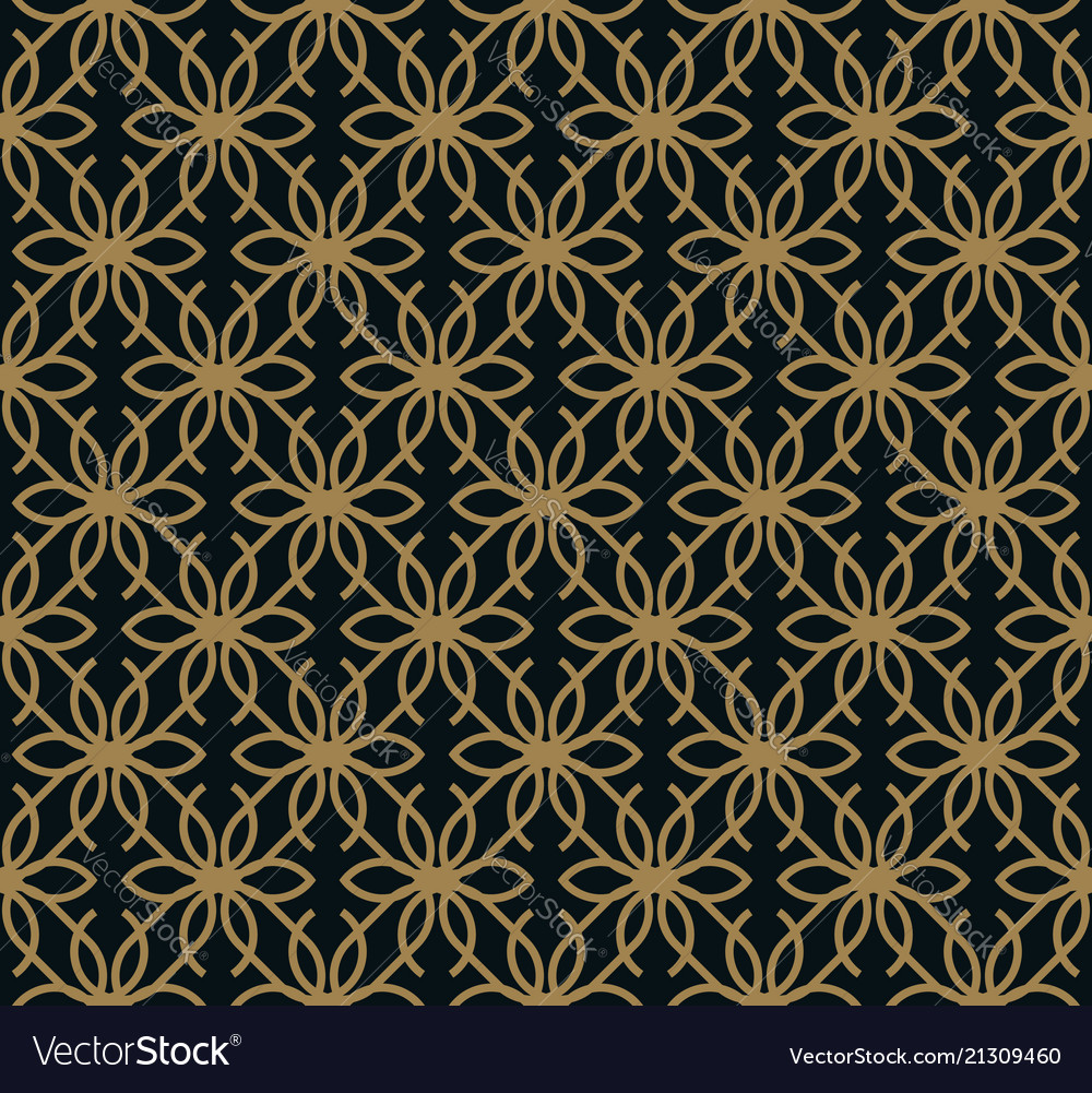 Intersecting Gold Line Pattern