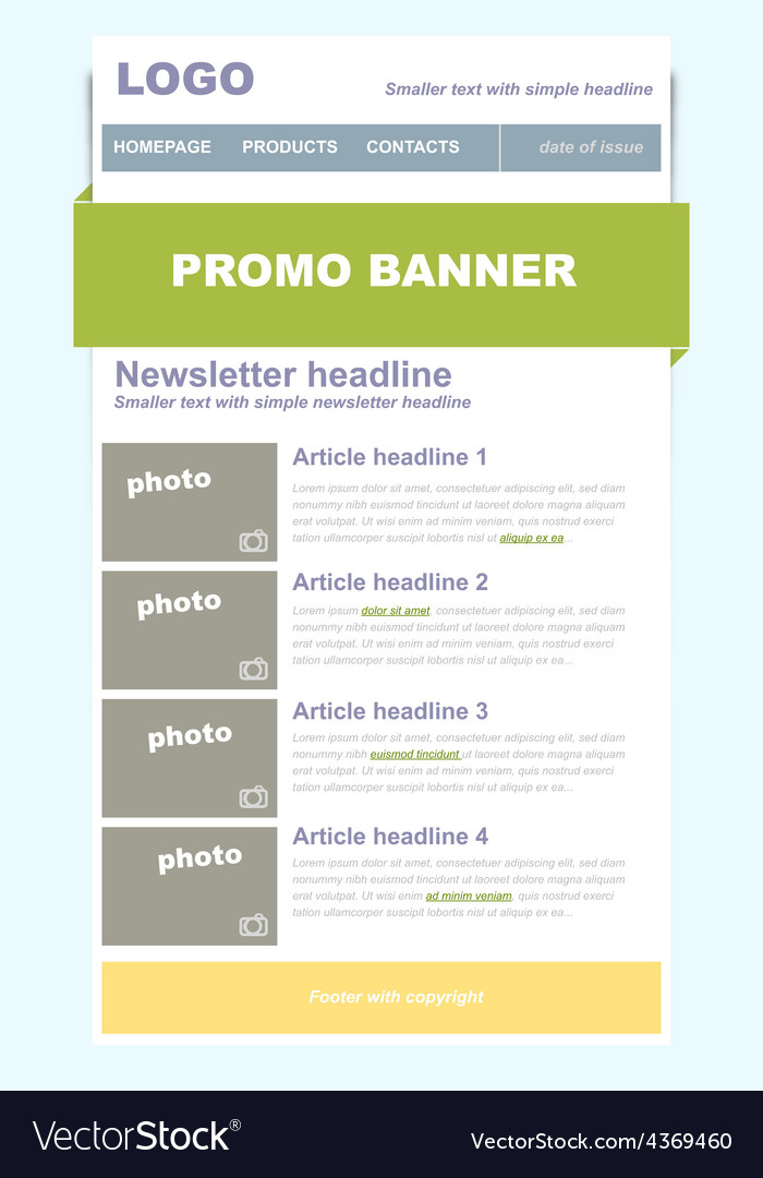 Newsletter business template