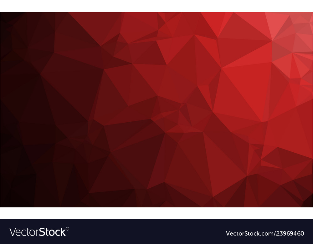 Polygon red gradient background Royalty Free Vector Image