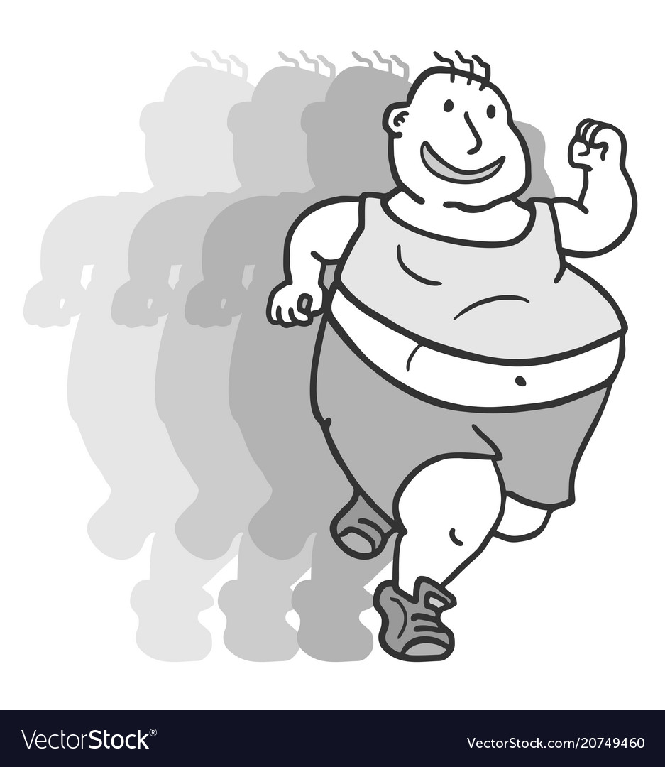 Running Man - Fat Character