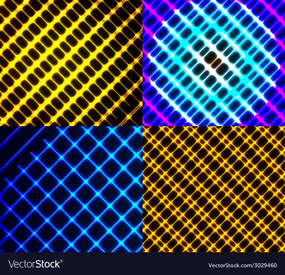 Set of dark abstract spectrum background lines
