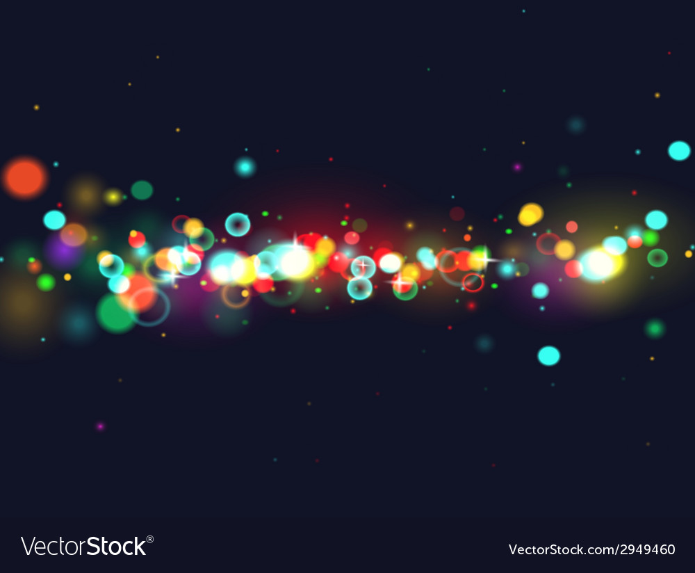 Shimmering Bokeh Lights Background